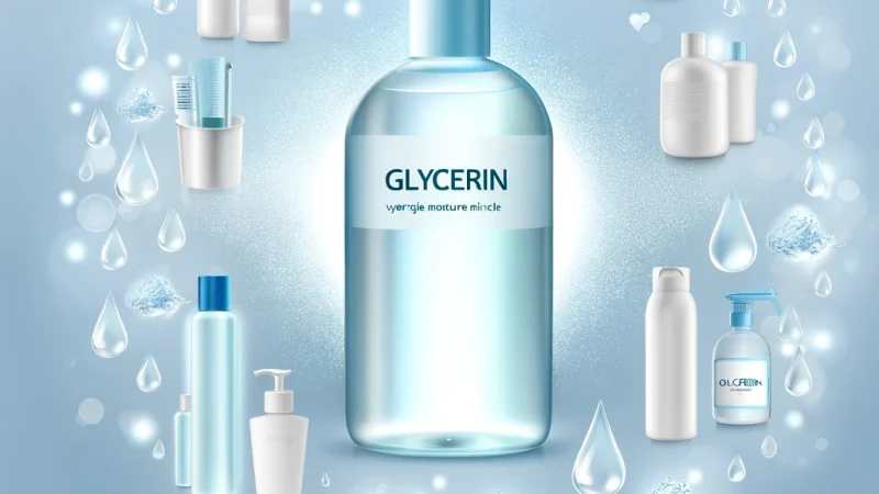 Glycerin: Das vielseitige Feuchtigkeitswunder