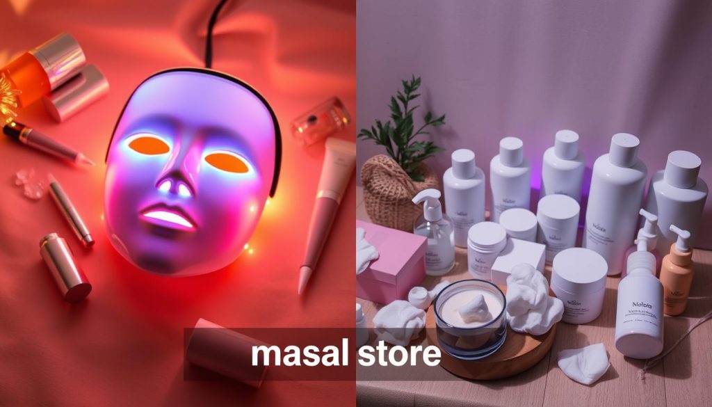 LED-Maske vs. traditionelle Behandlungen