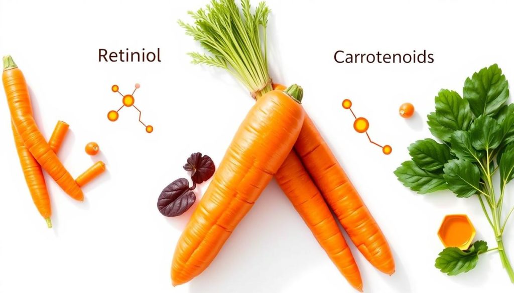 Retinol und Carotinoide als Wirkformen von Vitamin A