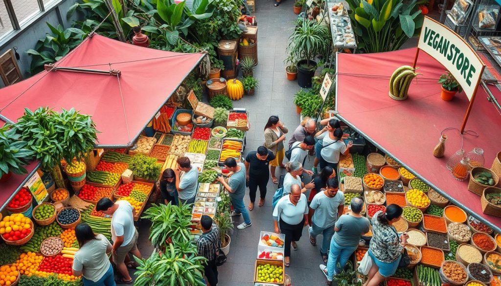 Veganer Markt