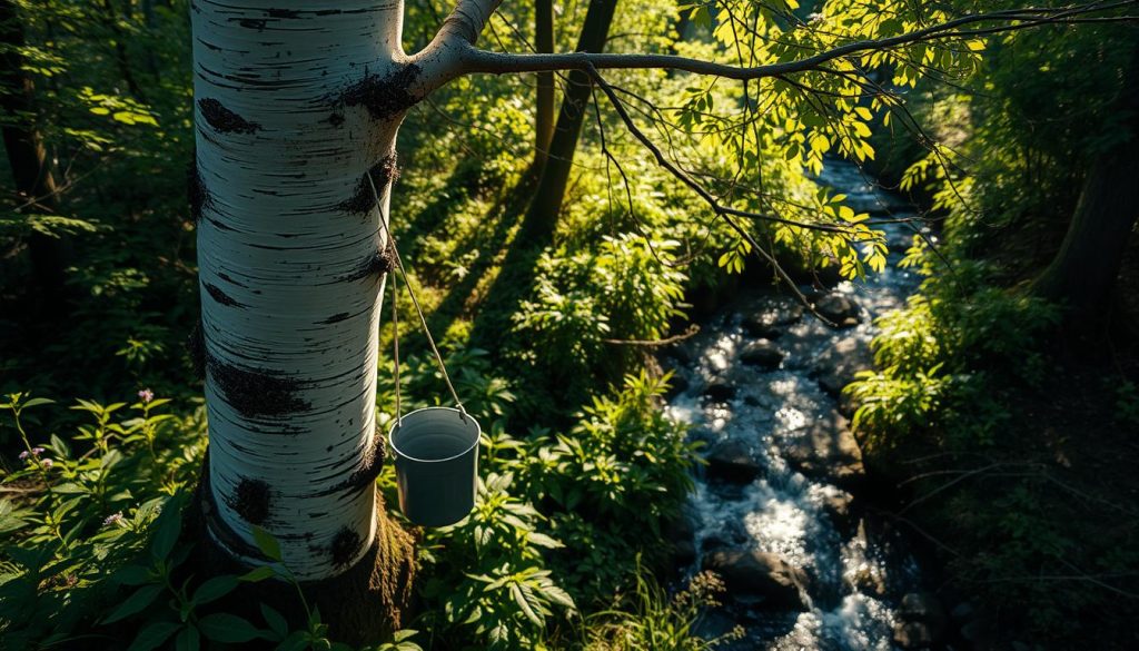 birkenwasser selbst gewinnen