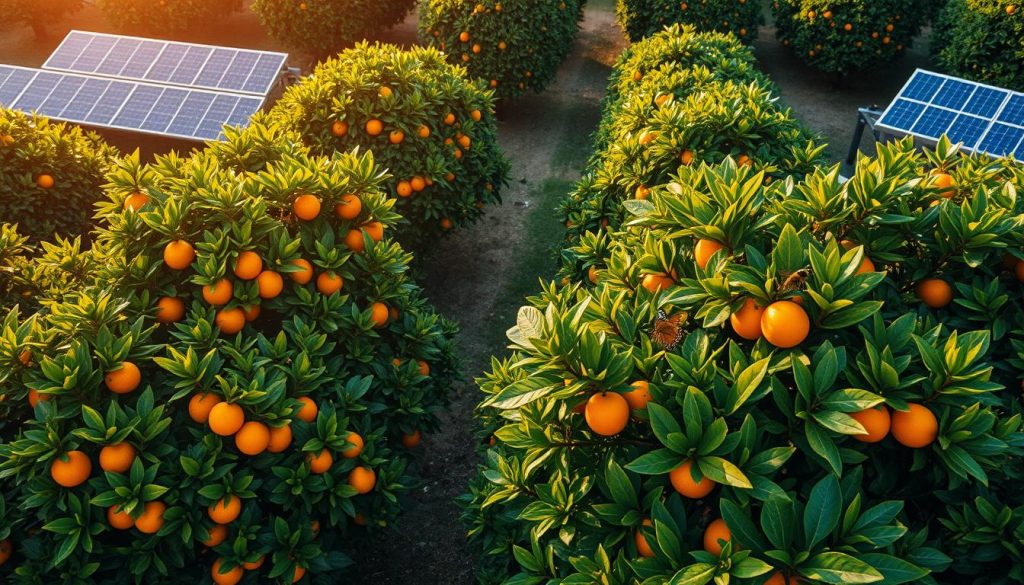 nachhaltiger Orangenanbau