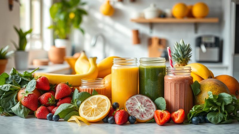 Frische Rezepte für Smoothies – Gesund & Lecker