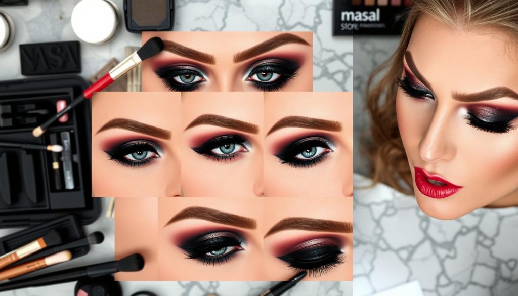 verschiedene Smokey Eyes Looks