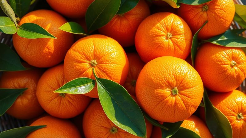 Der Vitamin C-Gehalt in Orangen