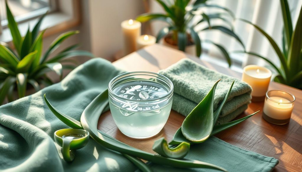 Aloe Vera Gel für Wellness und Entspannung