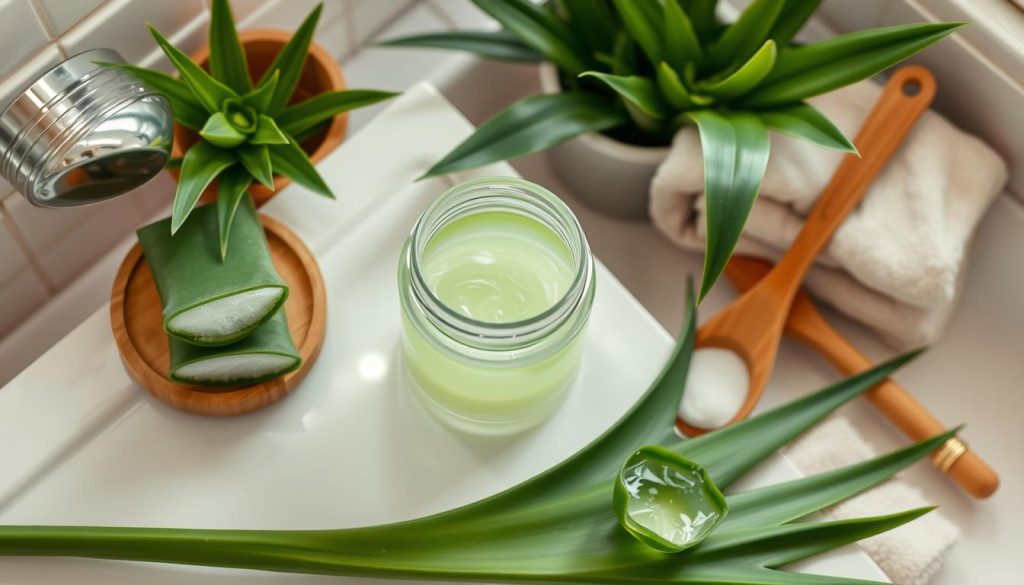 Aloe Vera Pflegeroutine