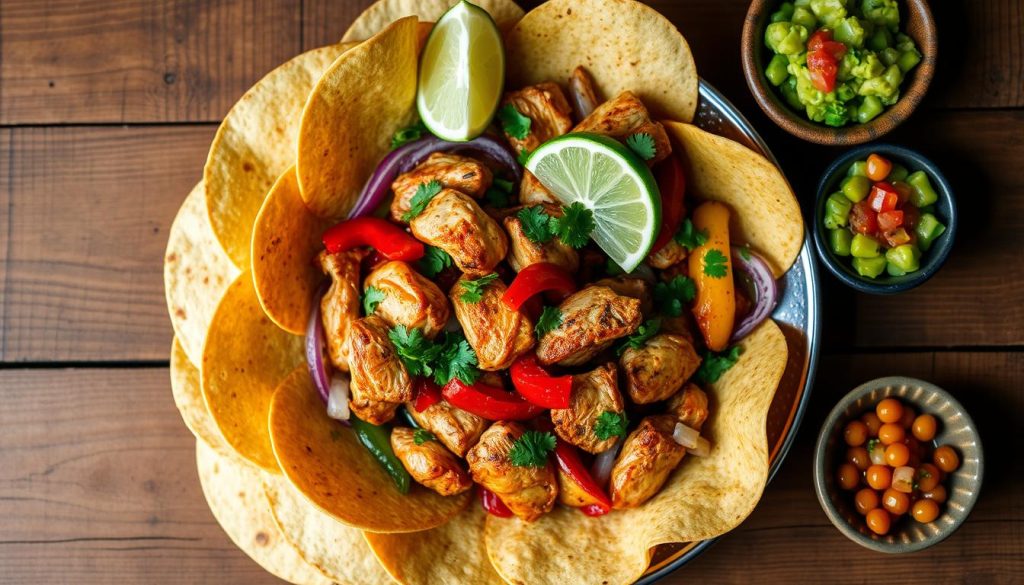 Fajitas mit Hähnchen