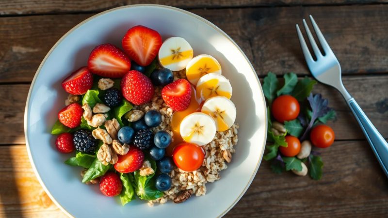 Haferflocken Diät Rezept für ein gesundes Mittagessen