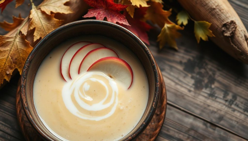 Pastinakensuppe mit Apfel