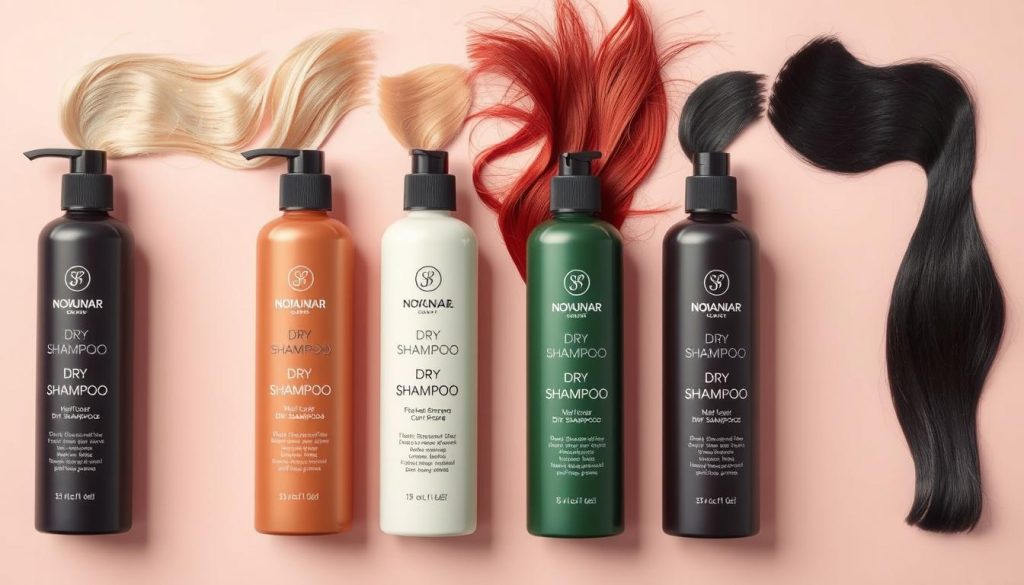 Trockenshampoo für verschiedene Haarfarben