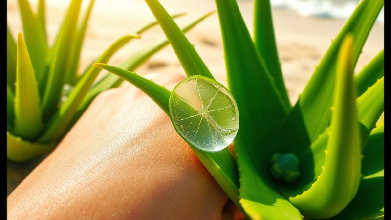 Aloe Vera bei Sonnenbrand: Natürliche Linderung