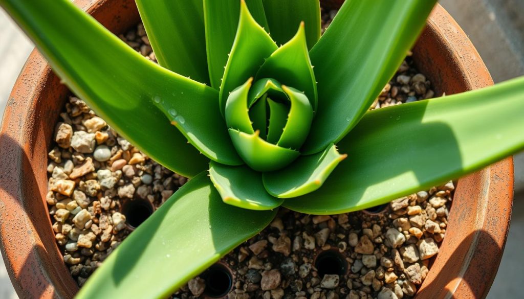 aloe vera drainage