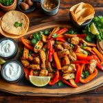 hausgemachte fajitas