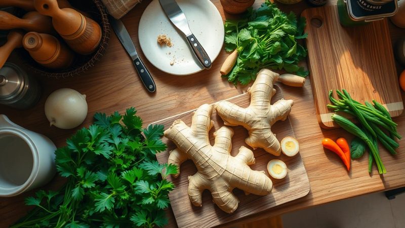 Ingwer in der Küche: Vielseitige Anwendung