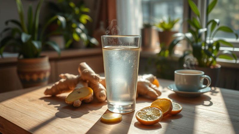 Ingwerwasser am Morgen – Gesundheitsvorteile und Anwendung