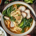 koreanische nudelsuppe