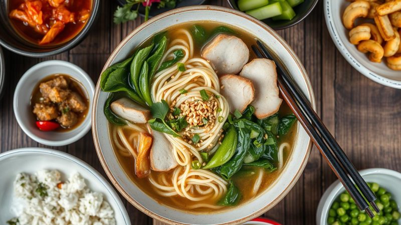 Koreanische Nudelsuppe: Einfache Rezepte für zu Hause