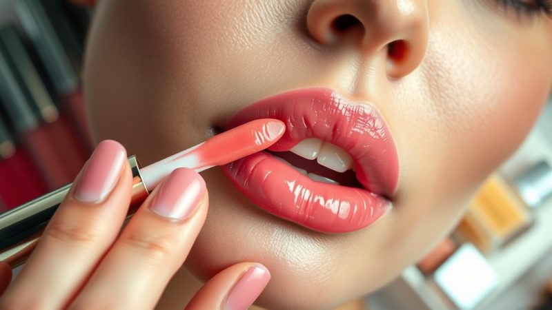 Lipgloss auftragen: Die besten Methoden für einen perfekten Glanz