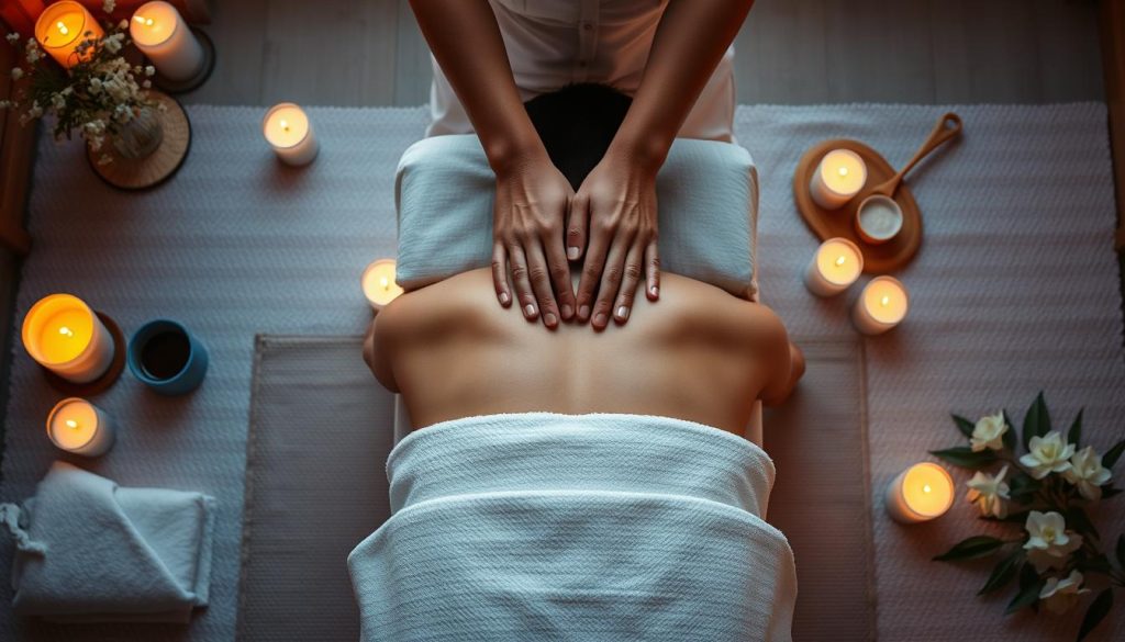 massage für besseren schlaf