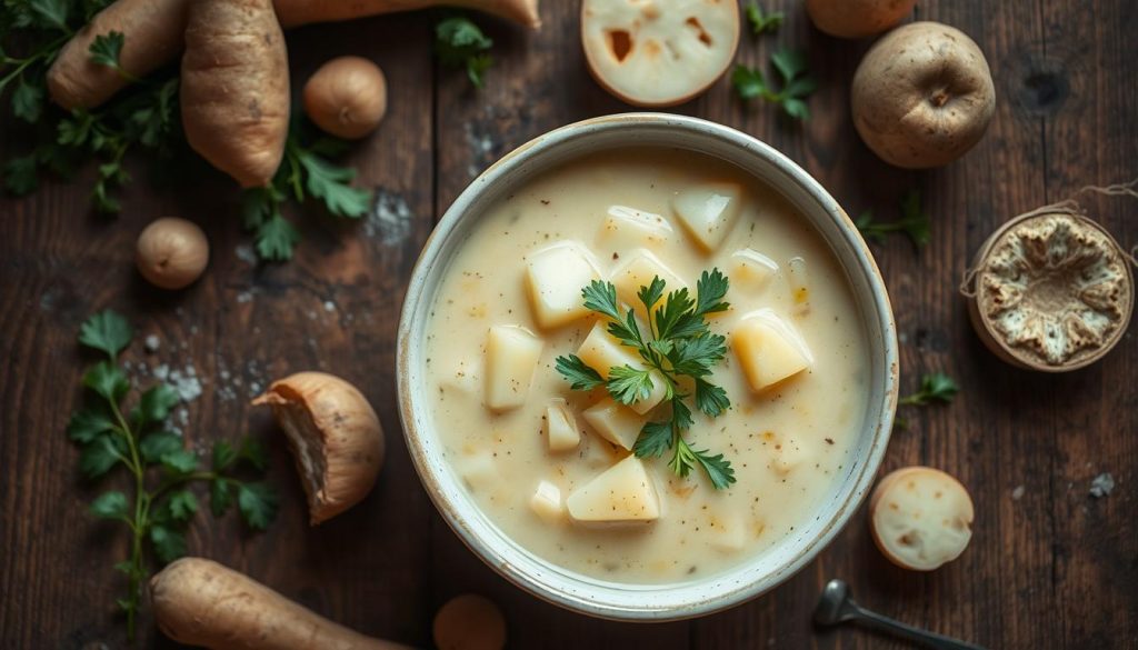 pastinakensuppe kartoffeln