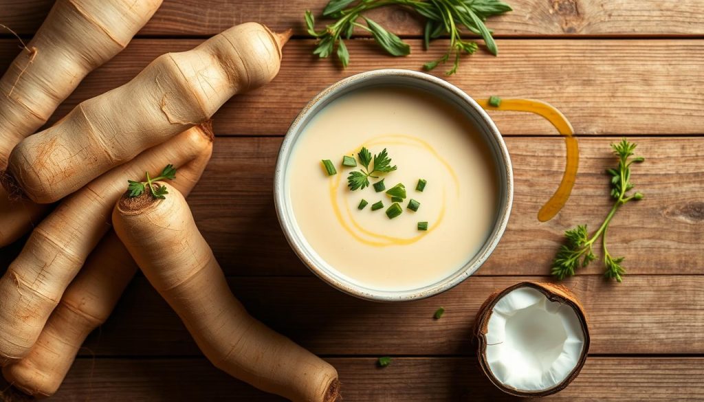 pastinakensuppe mit kokosmilch