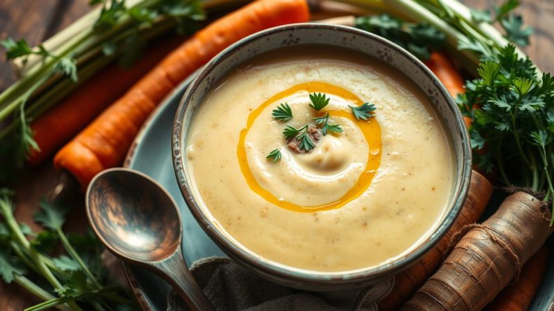 Pastinakensuppe vegan: Einfach und nährstoffreich