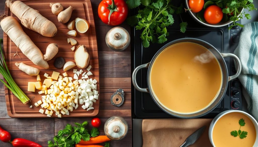 pastinakensuppe zubereitung