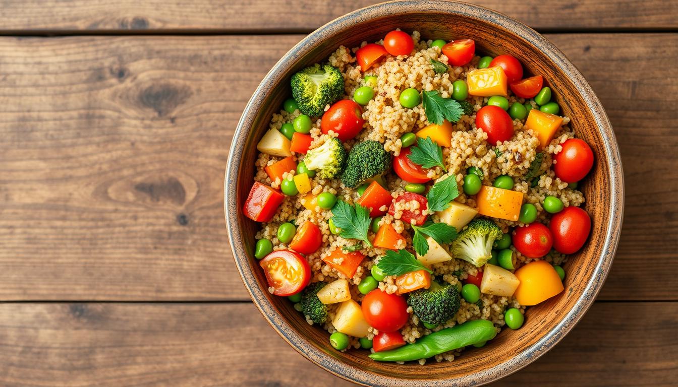 Quinoa Gemüsepfanne: Schnelle und ausgewogene Mahlzeit