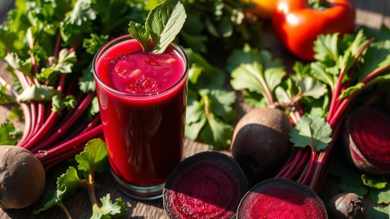 Rote Bete Saft: Gesundheitsbooster mit Eisen