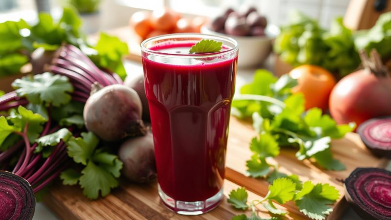 Rote Bete Saft: Gesundheitsbooster für eine ausgewogene Ernährung