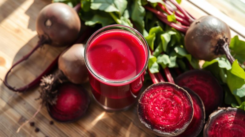 Rote Bete Saft: Natürliche Energie