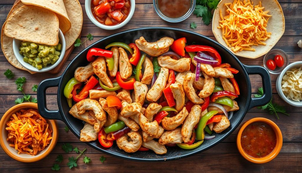 schnell zubereitete Fajitas