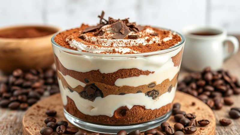 Tiramisu ohne Eier: Cremige Version mit Sahne und Mascarpone