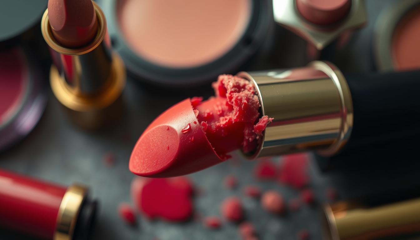 Warum bröckelt Lippenstift? Das sind die Gründe dafür.