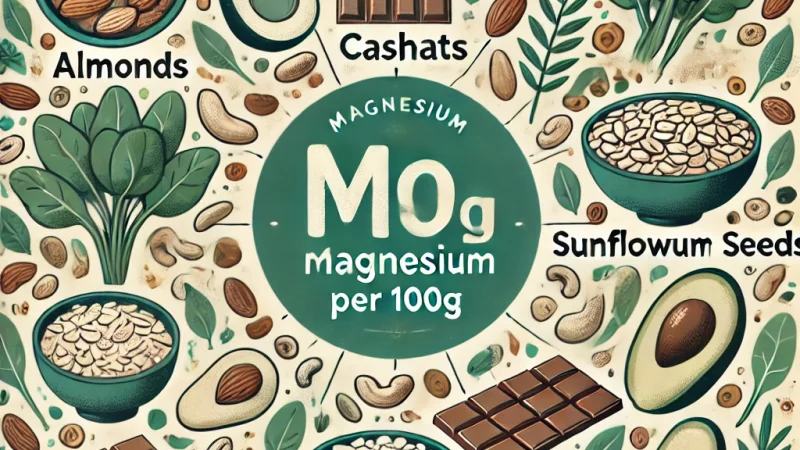 Nahrungsmittel mit Magnesium: Die besten Quellen für deine Gesundheit