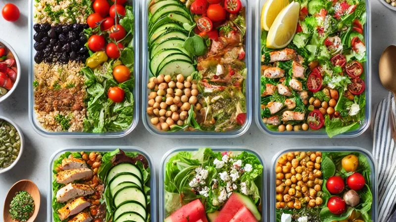 Meal Prep Salat: 10 frische & gesunde Rezepte für die Woche 🥗