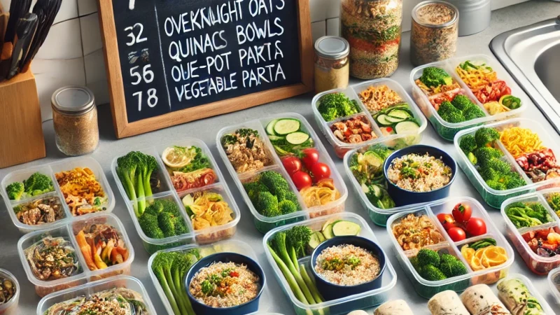 Meal Prep Wochenplan: Gesunde Mahlzeiten für 7 Tage