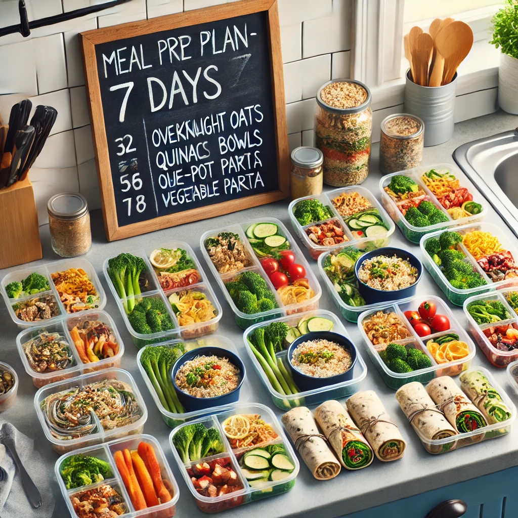 Meal Prep Wochenplan: Gesunde Mahlzeiten für 7 Tage