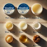 Vergleich von Vaseline und natürlichen Alternativen