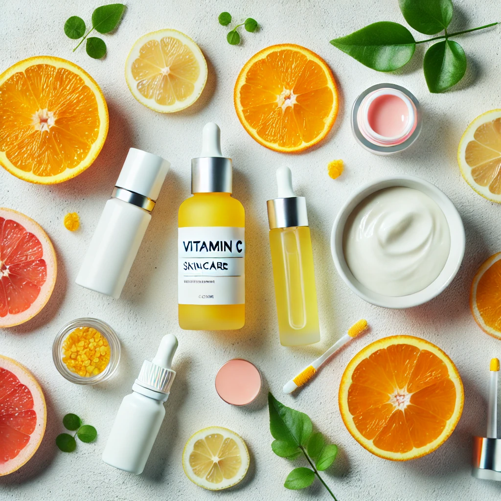 Vitamin-C-Serum mit Orangen und Zitronen