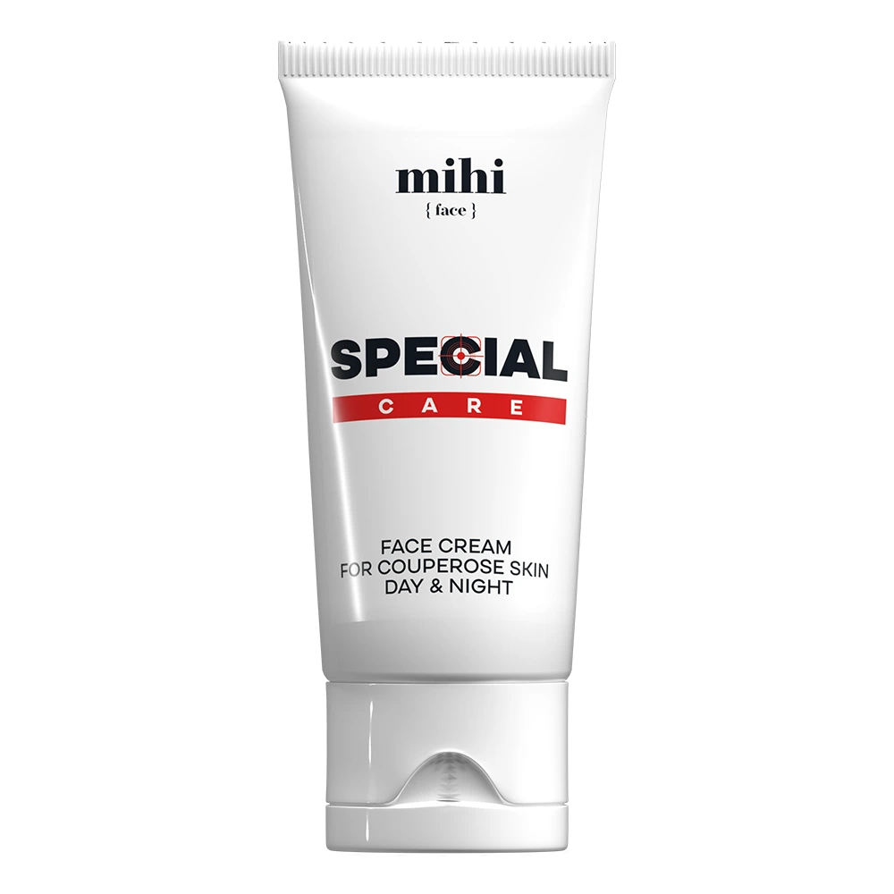 mihi Special Care. Gesichtscreme für couperöse Haut Tag & Nacht