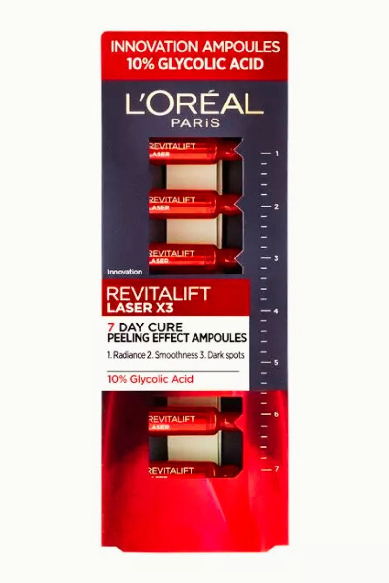 L'Oréal Paris Revitalift Laser X3 7-Tage-Peeling-Effekt-Ampullen mit Glykolsäure