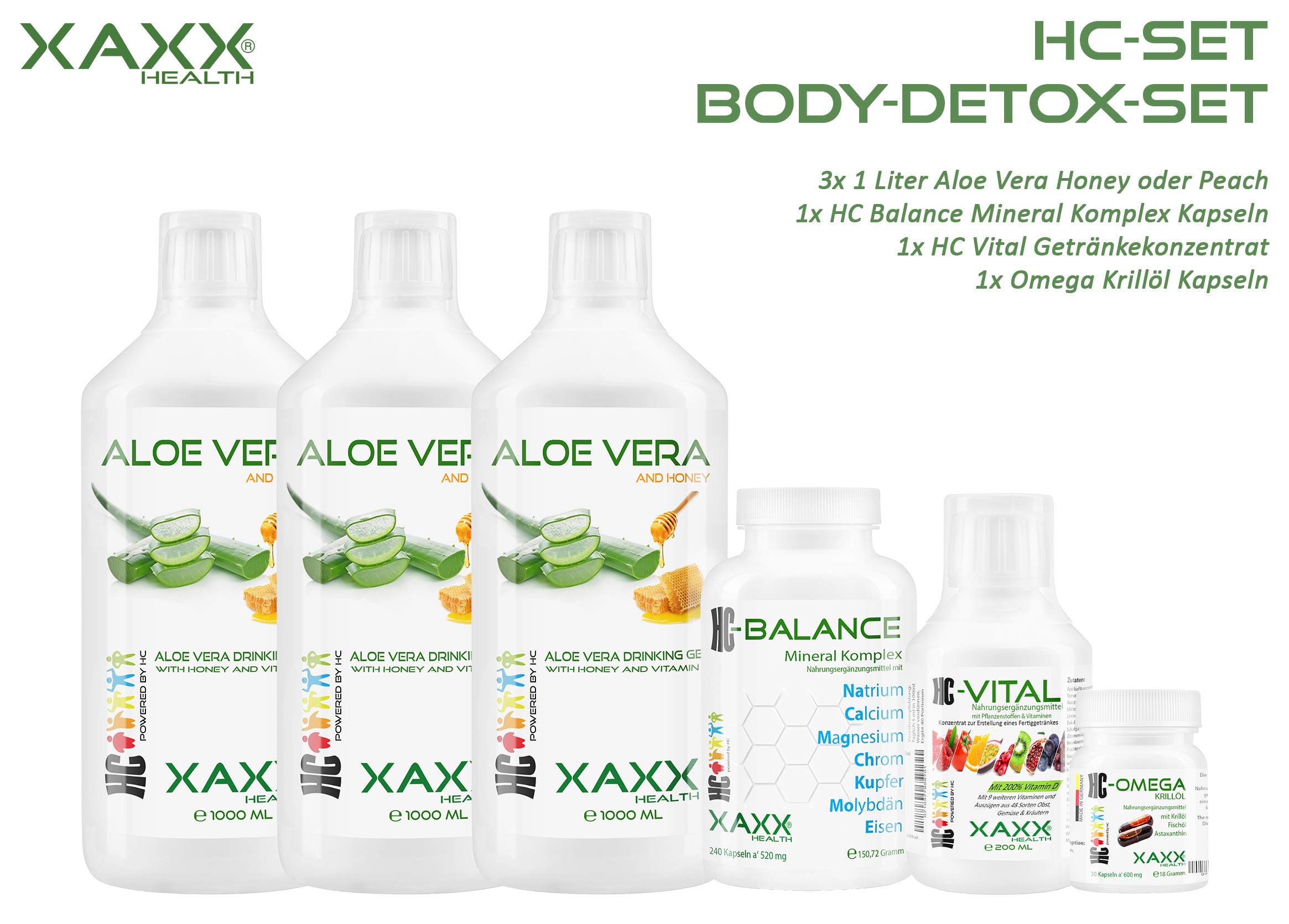 HC-Body-Detox Set - Monatsration