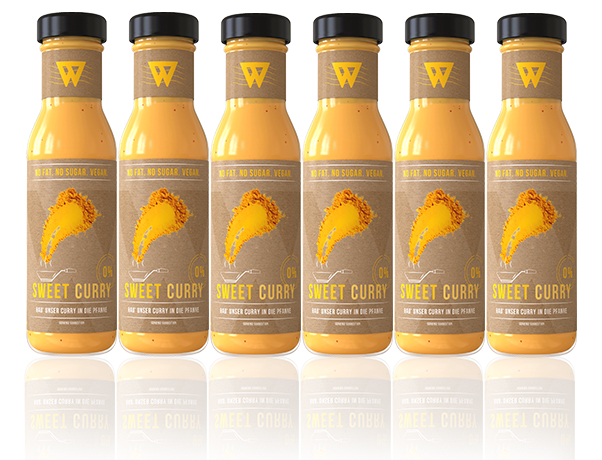 HC WunderSauce Sweet Curry - 250ml - 6er-Pack