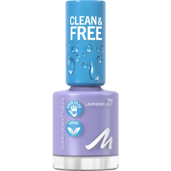 Manhattan Nagellack Clean & Free 153 Lavender Light